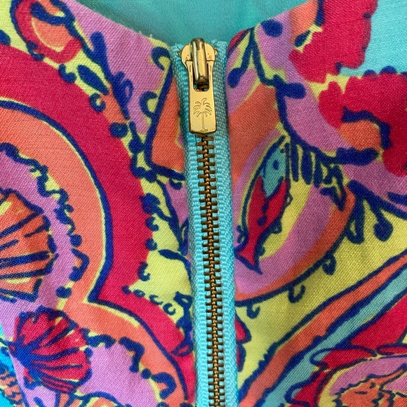 Lilly Pulitzer Girl’s Colorful Paisley Dress with Tassel Hem - Picture 4 of 8